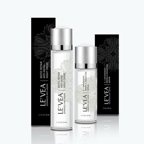 **Glow While You Sleep – Age Perfect Night Repair Cream + Vitamin C Serum**